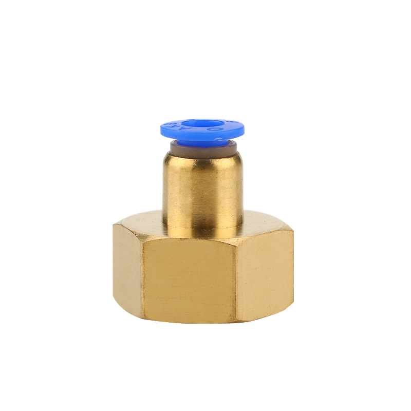 PCF8-02 Nối nhanh thẳng ren trong Airtac (PCF8-02-S thép) - Ảnh 2