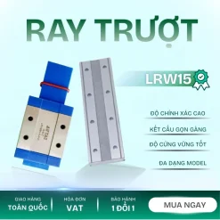 Ray trượt tuyến tính mini bản rộng LRW15N1X670S15AN