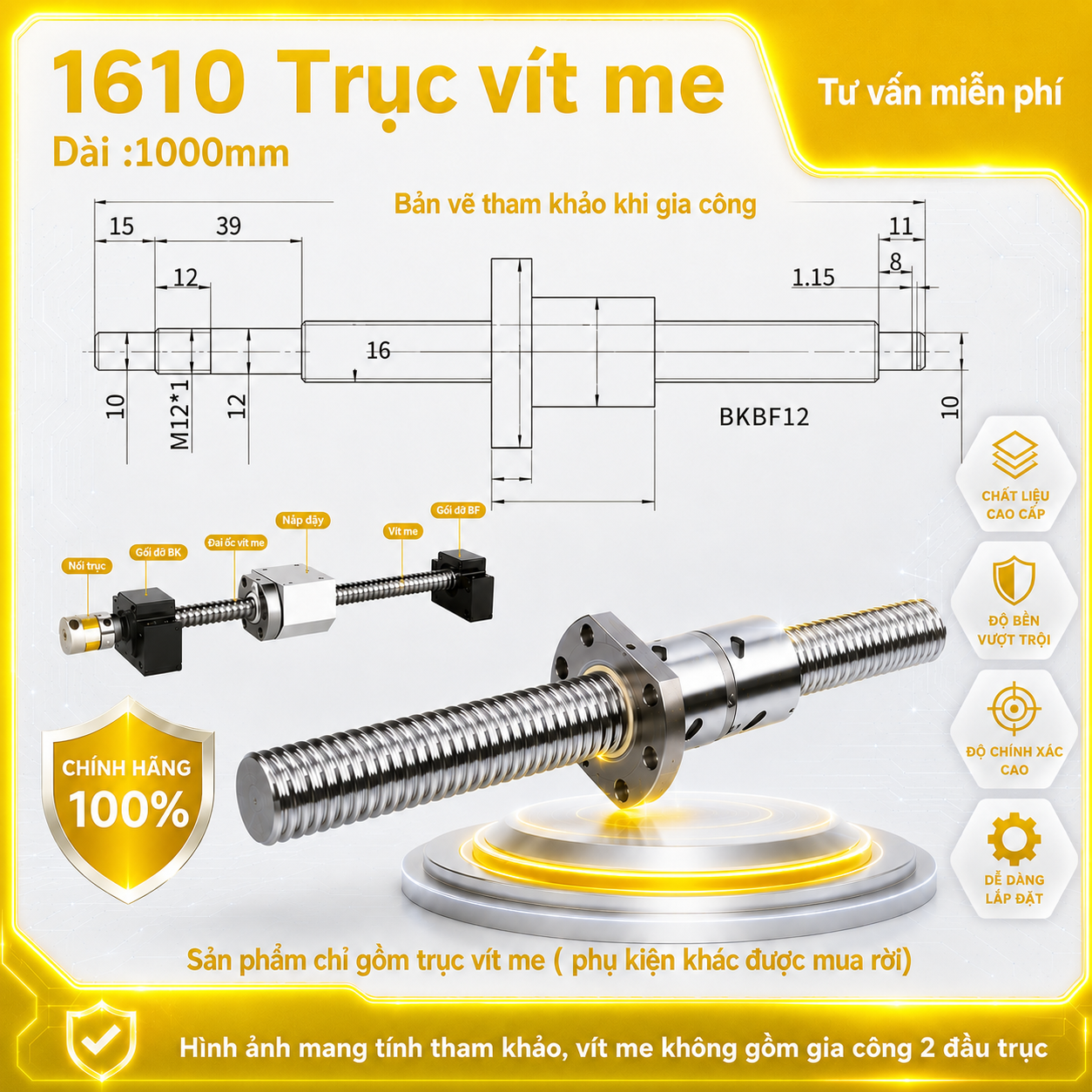 Trục vít me SFU1610