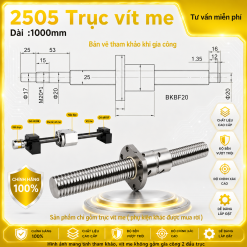 Trục vít me SFU2505