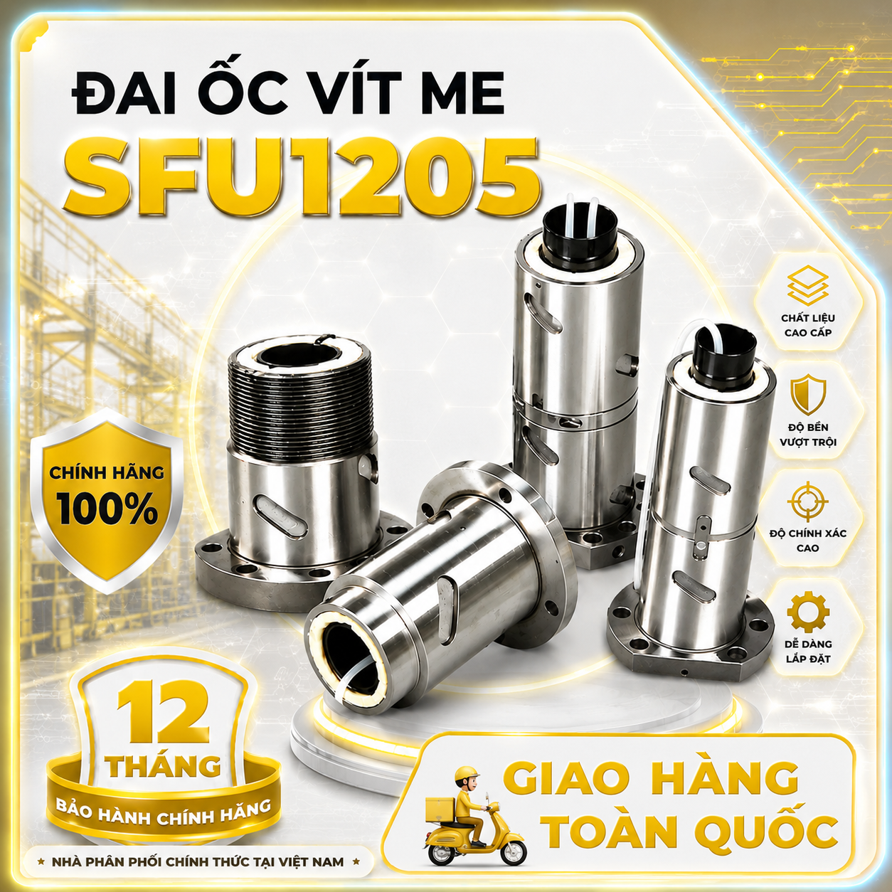 Đai ốc vít me SFU1205