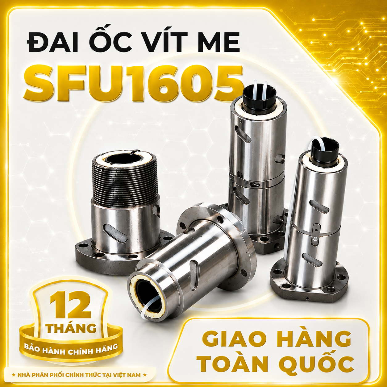 Đai ốc vít me SFU1605