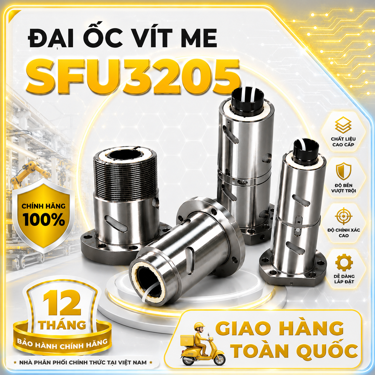 Đai ốc vít me SFU3205