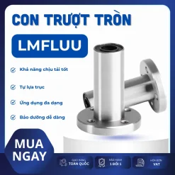 Con trượt tròn mặt bích tròn thân dài LMF30LUU (Bi trượt tròn)