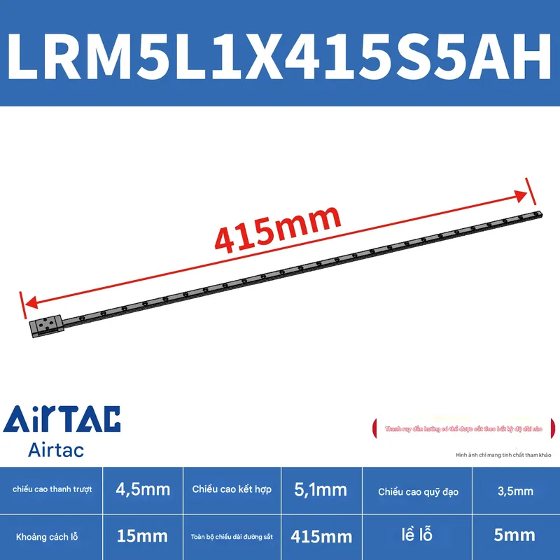 Ray trượt mở rộng LRM5L1X415S5AH - Ảnh 2