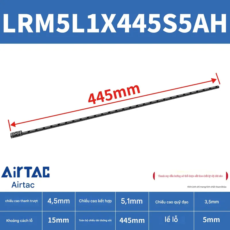 Ray trượt mở rộng LRM5L1X445S5AH - Ảnh 2
