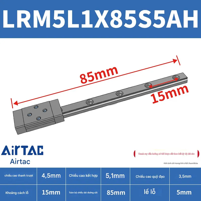Ray trượt mở rộng LRM5L1X85S5AH - Ảnh 2