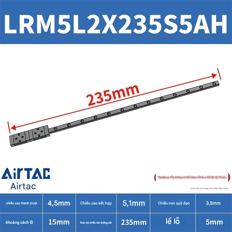 Ray trượt mở rộng LRM5L2X235S5AH - Ảnh 2