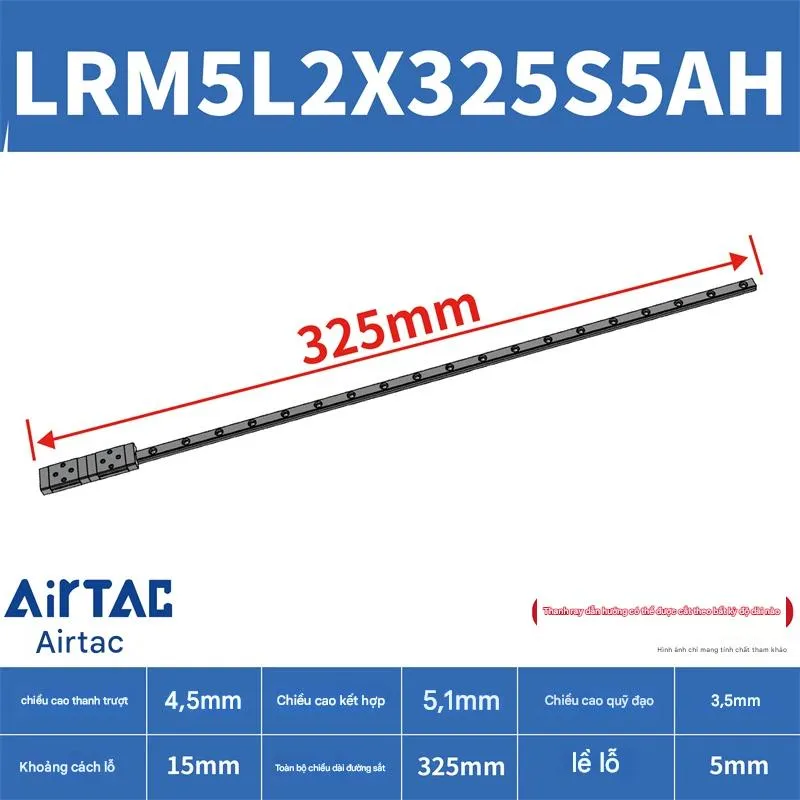 Ray trượt mở rộng LRM5L2X325S5AH - Ảnh 2