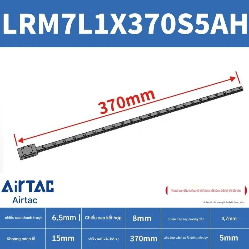 Ray trượt mở rộng LRM7L1X370S5AH - Ảnh 2