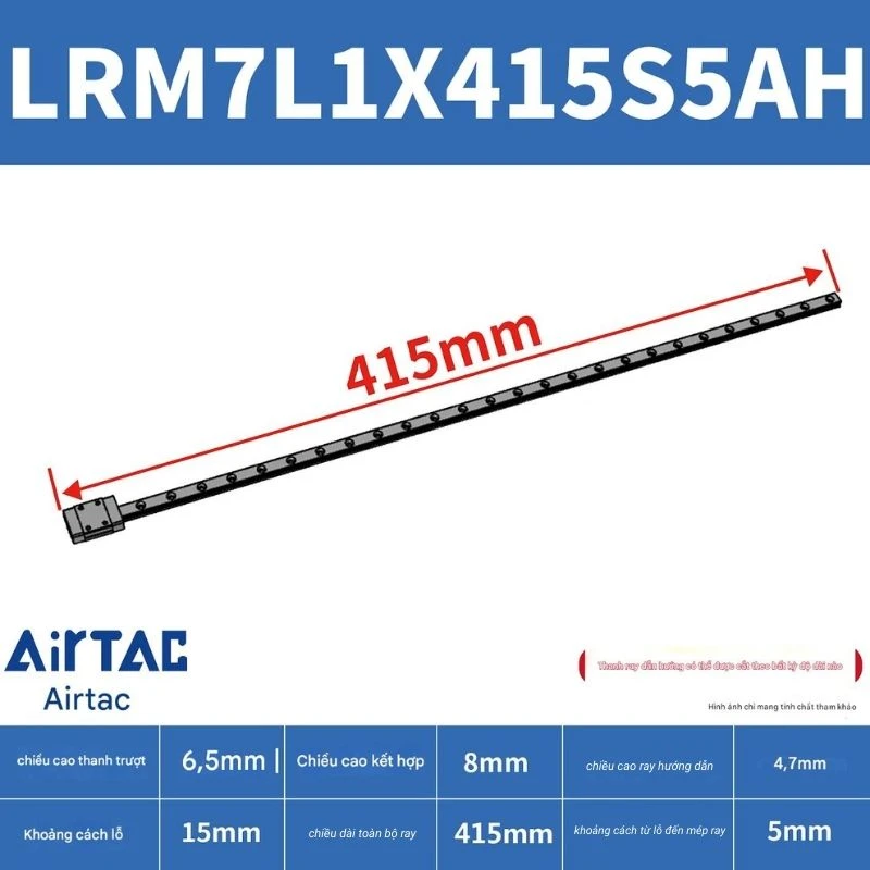 Ray trượt mở rộng LRM7L1X415S5AH - Ảnh 2
