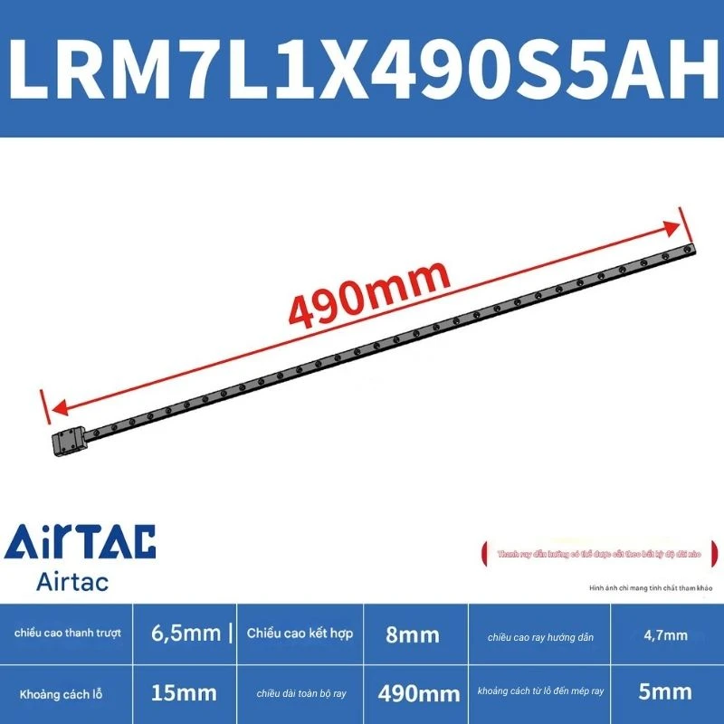 Ray trượt mở rộng LRM7L1X490S5AH - Ảnh 2