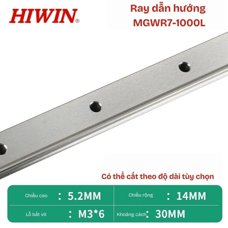 Ray Trượt MGW7-100mm - Ảnh 2