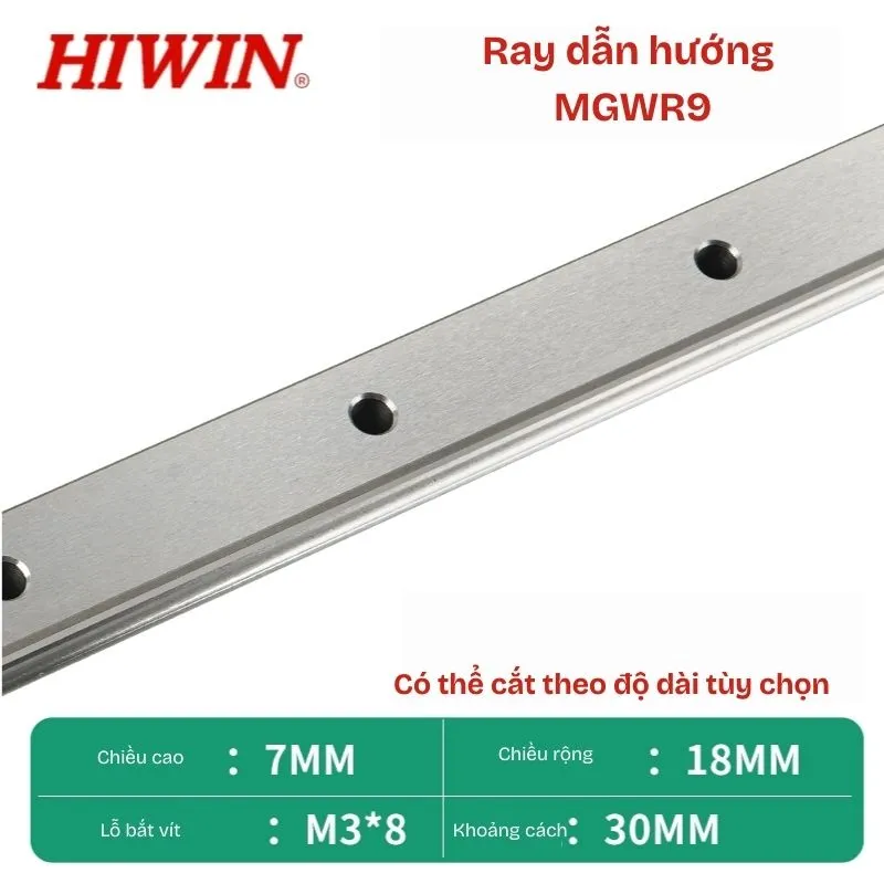 Ray Trượt MGW9-100mm - Ảnh 2