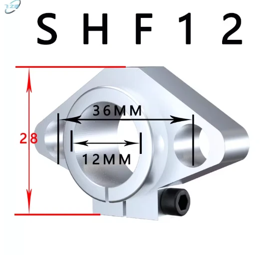 Gối đỡ ray trượt SHF12 - Ảnh 2
