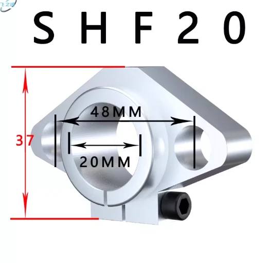 Gối đỡ ray trượt SHF20 - Ảnh 2