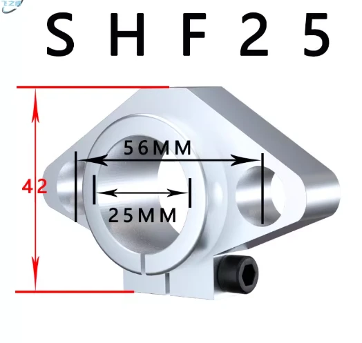 Gối đỡ ray trượt SHF25 - Ảnh 2