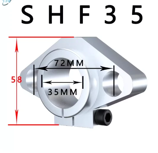 Gối đỡ ray trượt SHF35 - Ảnh 2