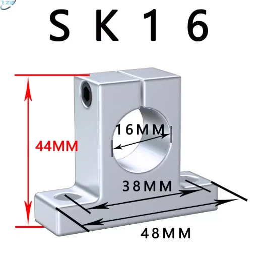 Gối đỡ ray trượt SK16 - Ảnh 2