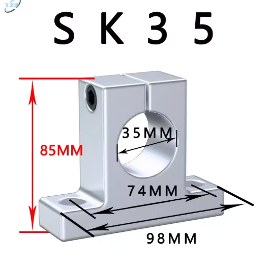 Gối đỡ ray trượt SK35 - Ảnh 2