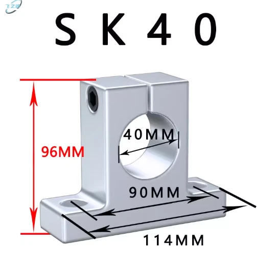 Gối đỡ ray trượt SK40 - Ảnh 2