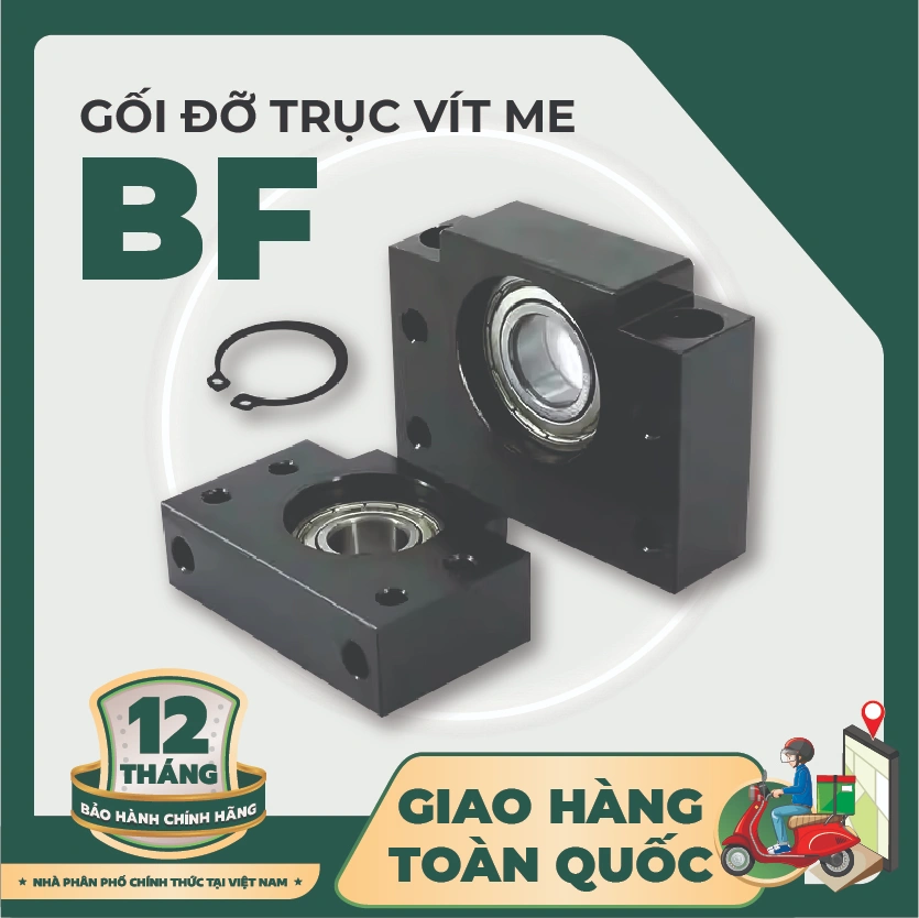 Gối đỡ trục vít me BF15